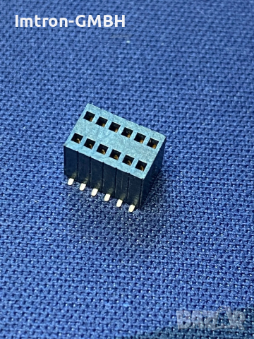 Конектор RSM-106-02-LSP  Микрогнездо за повърхностен монтаж, стъпка 0,050" x 0,100"  6x2C  SMD, снимка 1 - Друга електроника - 44967306