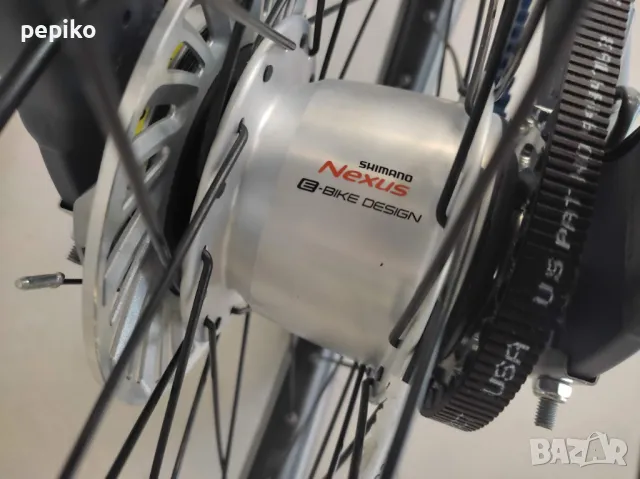 Продавам колела внос от Германия НОВ електрически велосипед NOORD 28 цола централен мотор, снимка 16 - Велосипеди - 50061398