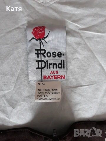Традиционна баварска рокля - дирндл, снимка 3 - Рокли - 50497658