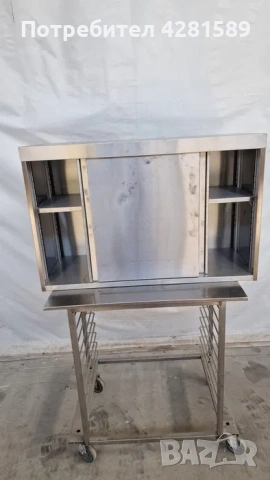 Немски шкаф за стена изцяло от неръждаема стомана, снимка 5 - Други машини и части - 53656091