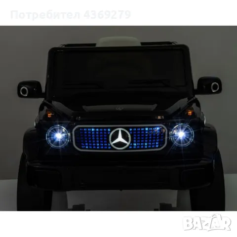 Акумулаторен джип Mercedes EQG Electric G-Class 12V с отварящи се врати меки гуми 4x4, снимка 1 - Други - 49448136