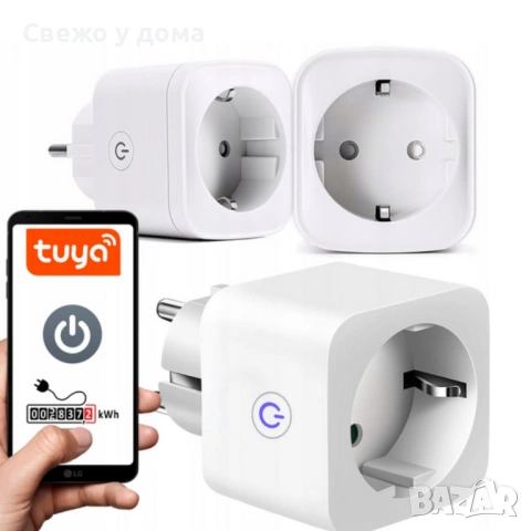 Smart WiFi контакт 16A – дистанционно управление от телефон, снимка 2 - Друга електроника - 54200307