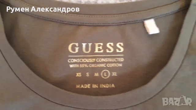 Дамска оригинална тениска GUESS размер М, снимка 4 - Тениски - 46983262