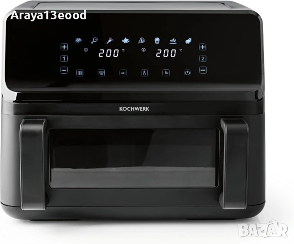 Двоен еър фрайър с разделяема камера Rachs Kochwerk 9L, 2700 W, снимка 5 - Фритюрници - 54068033