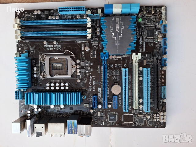 Asus P8Z77-V PRO/THUNDERBOLT/Z77/  LGA1155, снимка 4 - Дънни платки - 52013203