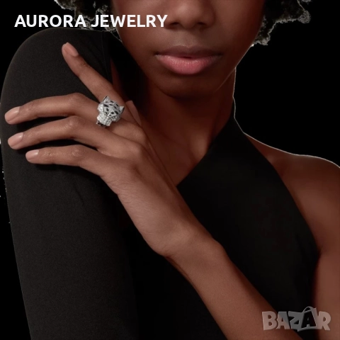 CARTIER Panthere de Cartier Big Rose Gold Diamonds Пръстен, снимка 10 - Пръстени - 52854853