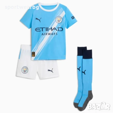 Puma Manchester City детски футболен екип Манчестър Сити 2025 2026 домакински