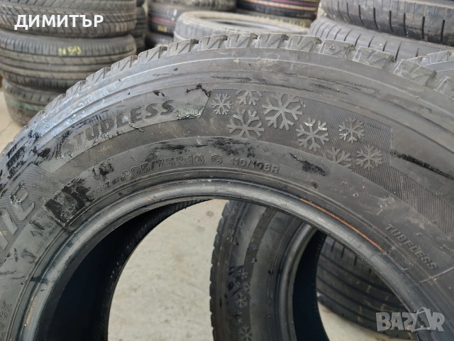 2бр.зимни гуми BRIDGESTONE 205 75 16C DOT24 цена за брой, снимка 5 - Гуми и джанти - 54070001