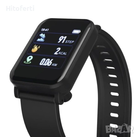 Смарт часовник Hama Fit Track 5900, черен – 178602, снимка 2 - Смарт часовници - 54240188