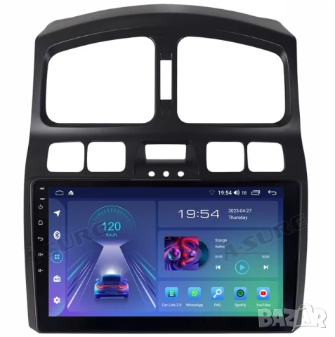 Мултимедия, Двоен дин, за Hyundai Santa fe, Санта Фе, Андроид, Santafe 1, навигация, плеър с Android, снимка 3 - Аксесоари и консумативи - 51422844