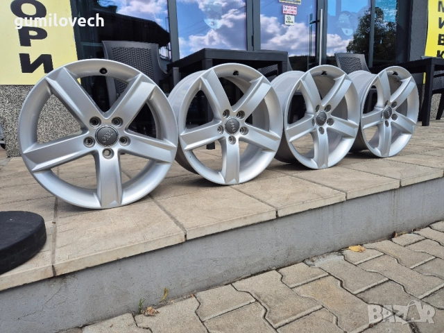 4бр.Оригинални Джанти Ауди А4/B8/Q5-17 цола , снимка 2 - Гуми и джанти - 51892811