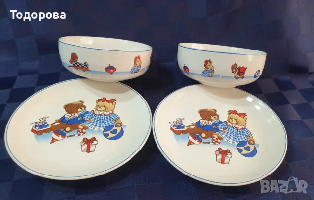 Комплект детки порцеланови съдове за хранене Ritzenhoff and Breker