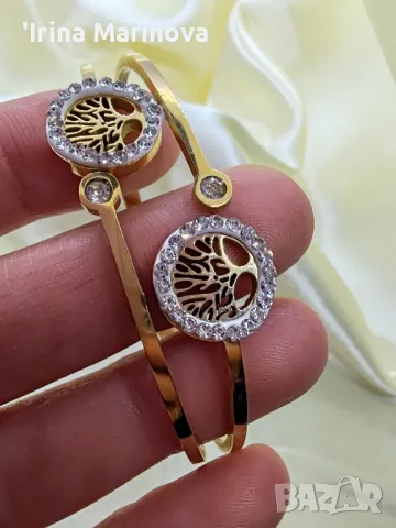 Гривна от медицинска стомана , снимка 3 - Гривни - 49895880