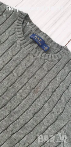 POLO Ralph Lauren Cable Pima Cotton Size M НОВО! ОРИГИНАЛ! Дамски Пуловер!, снимка 16 - Блузи с дълъг ръкав и пуловери - 49345712