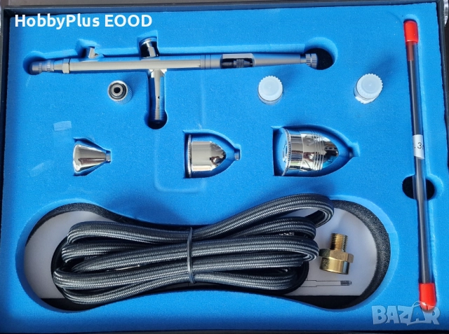 Аерограф двойнодействащ , снимка 4 - Компресори - 51793663