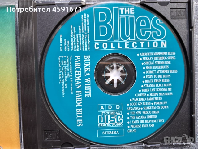 Bukka White – Parchman Farm Blues, снимка 2 - CD дискове - 53108780