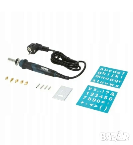 Пирограф / поялник - 2в1, отделно накрайници : букви, цифри и символи, снимка 6 - Поялници и запояване - 53981686