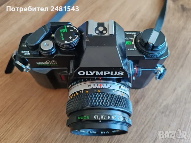 Olympus OM40 program + обектив, снимка 3 - Фотоапарати - 47014988