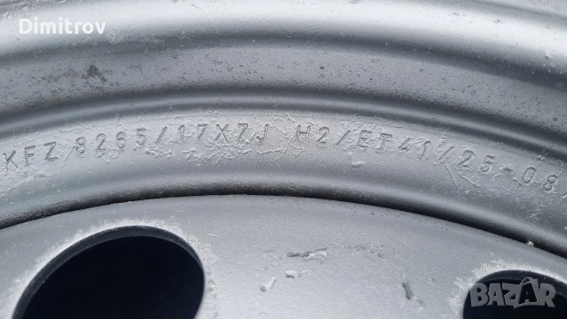 Джанти 17" 7J Хюндай,Киа,Мицубиши,Мазда. 5x114.3 ET 41 централен 67.1, снимка 3 - Гуми и джанти - 53471194