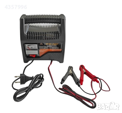 Зарядно за акумулатор AT-12V 4A / 6А, снимка 2 - Аксесоари и консумативи - 51681365