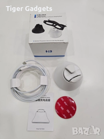 HiBloks магнитна зарядна станция за Ray-Ban Meta Gen 2 Bluetooth очила, снимка 6 - Друга електроника - 54146980