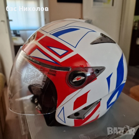 Мото каска Airoh JT Convert Blue Gloss XXL 63 см., снимка 2 - Аксесоари и консумативи - 52670223