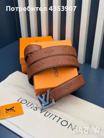 LOUIS VUITTON дамски колан естествена кожа, снимка 2 - Колани - 49914780