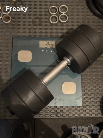 Тежки дъмбели 2х40кг, 2х44кг , 2х48кг , HEAVY DUTY DUMBBELLS, снимка 4 - Фитнес уреди - 52957769