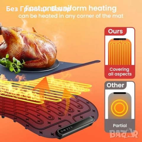 Нова Силиконова подложка за топла храна – голям размер и лесно почистване, снимка 7 - Други - 51760984