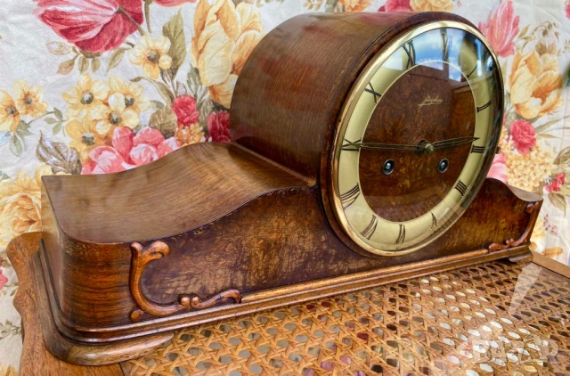 Каминен часовник Junghans , снимка 5 - Антикварни и старинни предмети - 51026258