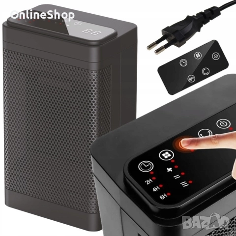 Вентилаторна печка HotVex Ceramic, 1500W, компактна, снимка 7 - Отоплителни печки - 52055245