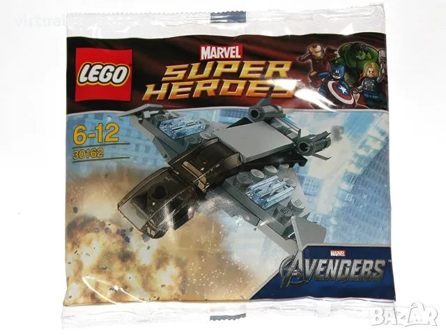 Конструктор Лего Super Heroes - Lego 30162 - Quinjet, снимка 5 - Конструктори - 25324082