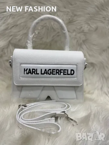 Дамски Кожени Чанти ✨ Karl LAGERFELD , снимка 15 - Чанти - 49380913