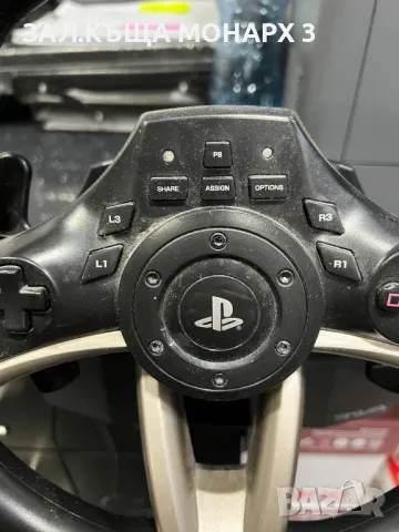 волан + педали за PS3/PS4 Hori RWA Racing Wheel Apex, снимка 4 - Друга електроника - 49275622