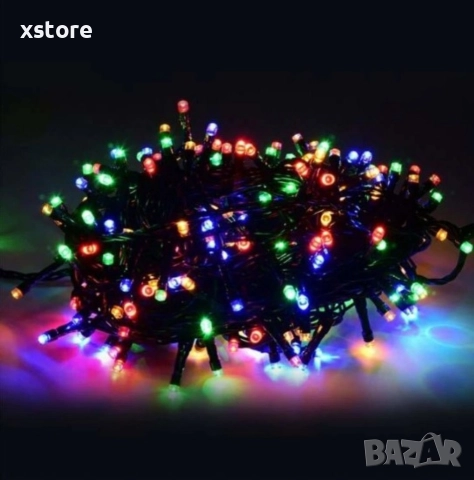 Коледни LED лампички, 100бр лампички/10 метра гирлянд., снимка 9 - Декорация за дома - 52792881