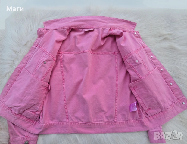 Дамско дънково яке Л-ХЛ, снимка 3 - Якета - 53980449