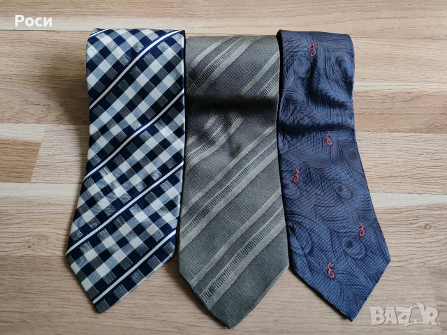 Италиански копринени вратовръзки с орнаменти 1, снимка 6 - Други - 53844878