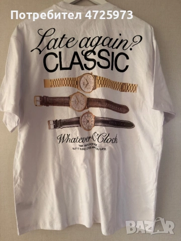 Тениска "Bershka" р-р М, снимка 3 - Тениски - 53482619