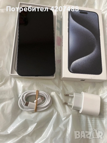 15 pro max 256 gb blue titanium, снимка 2 - Apple iPhone - 53753932