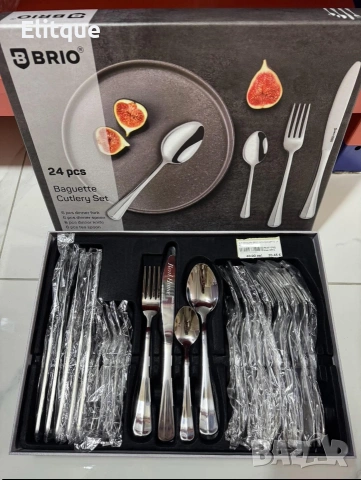 Комплект прибори за хранене BRIO, 30 части, снимка 4 - Прибори за хранене, готвене и сервиране - 53097630