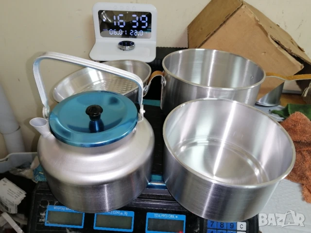 Комплект съдове за къмпинг, снимка 5 - Газови котлони - 50528968