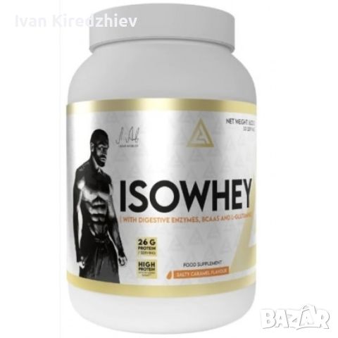 Lazar Angelov Nutrition IsoWhey | Whey Protein Isolate with Digestive Enzymes, BCAA & Glutamine, снимка 1 - Хранителни добавки - 46129367