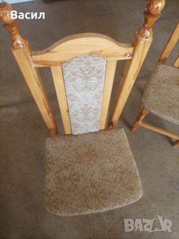 Трапезна разтегателна  маса + 6 стола, снимка 8 - Маси - 53690857