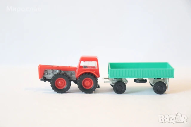 PERMOT PREFO H0 1/87 ТРАКТОР МОДЕЛ ИГРАЧКА РЕМАРКЕ КОЛИЧКА