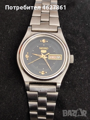 seiko 5 автоматик, снимка 3 - Дамски - 53768711