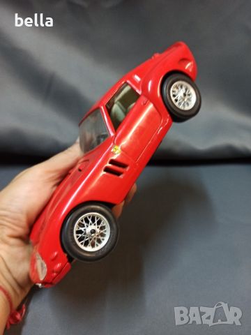 КОЛЕКЦИОНЕРСКА КОЛА -Ferrari 250 GTO-1982 1/24 -60 лв, снимка 6 - Антикварни и старинни предмети - 46790222