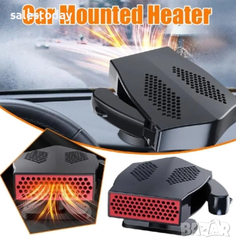 Печка за Автомобил с дръжка, Уред за размразяване на стъкло, 180W