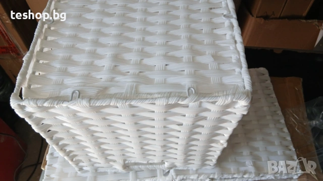 Кошница 2 броя комплект за съхранние на вещи Relaxdays, снимка 5 - Кутии за съхранение - 53775993