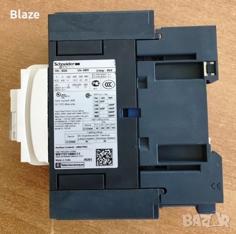 Продава Контактор SCHNEIDER ELECTRIC LC1D 3P 40A 230VAC!!!, снимка 2 - Електродвигатели - 45992868