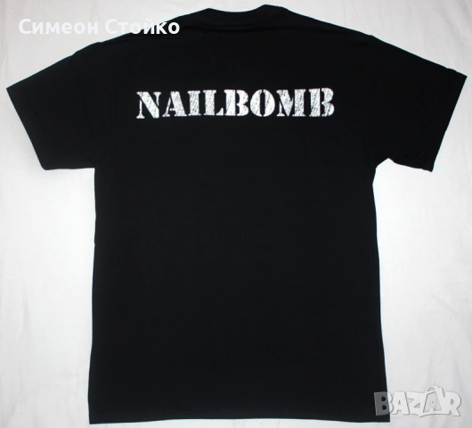 Тениска на Nailbomb, снимка 2 - Тениски - 53499388